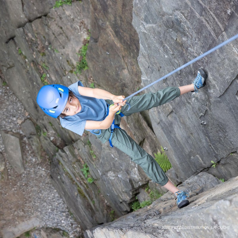 PETZL Macchu Children's Sit Climbing Harness - Blue - Image 4